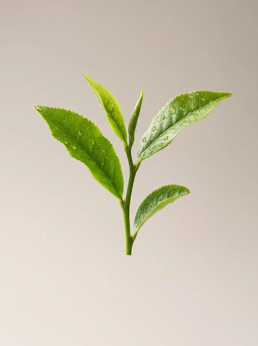 Feuilles de thé, source de L-théanine